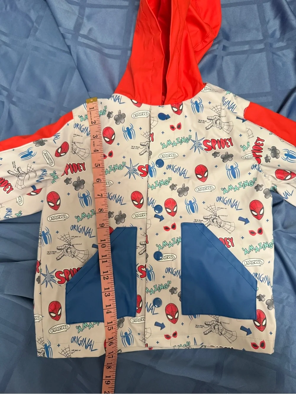 Disney Marvel Spidey and his Amazing Friends rain jacket for kids